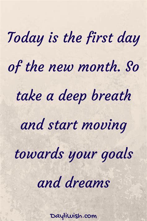 motto of the month|first of the month quotes.